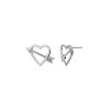 Tanel Veenre "Light Heart & Arrow hõbedast" kõrvarõngad - Pilt 3