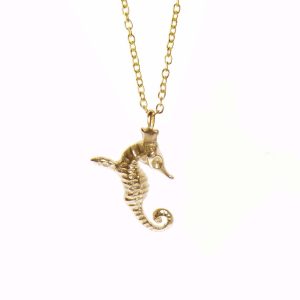 Tanel Veenre "Mini Hippocamp Gold" kaelakee