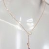 Tanel Veenre "Pink Crystal Heart & Arrow hõbedast" kaelakee - Pilt 2