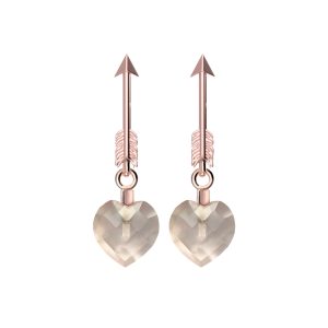 Tanel Veenre "Rose Arrow Quartz hõbedast" kõrvarõngad