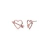 Tanel Veenre "Rose Heart & Arrow hõbedast" kõrvarõngad - Pilt 3