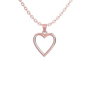 Tanel Veenre "Rose Heart hõbedast" kaelakee