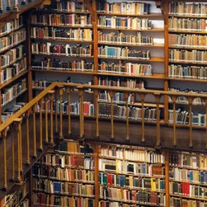 Alternative view of Bekking & Blitz "Jigsaw Puzzle 1000 Pieces Books Monastery Library Maria Laach" pusle