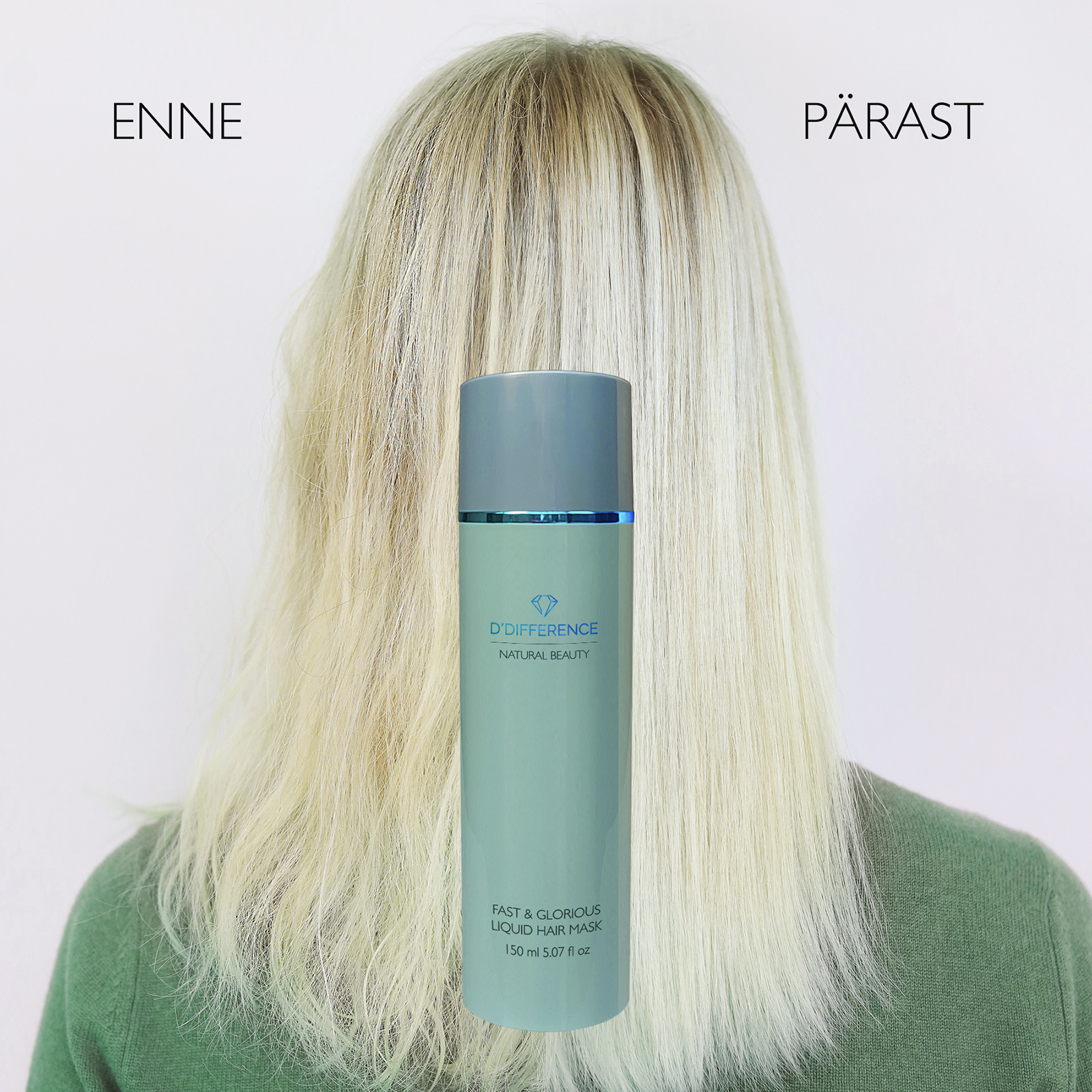 D'DIFFERENCE Fast & Glorious Liquid Hair Mask vedel juuksemask 150ml - Pilt 3