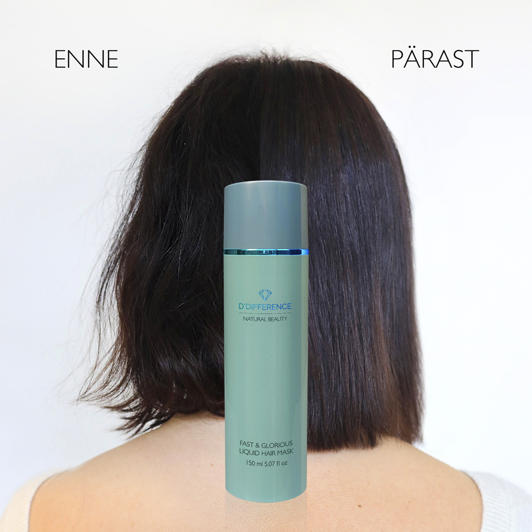 D'DIFFERENCE Fast & Glorious Liquid Hair Mask vedel juuksemask 150ml - Pilt 4