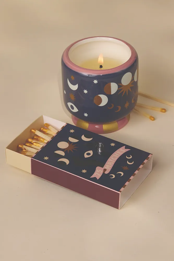 Paddywax "Adopo Moon Phases Ceramic Candle Jasmine & Rose " lõhnaküünal - Pilt 3
