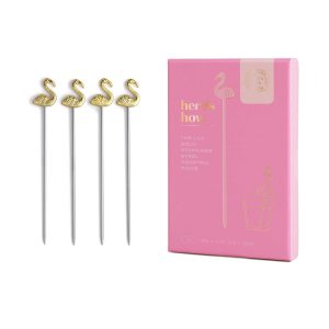 here's how "Cocktail sticks Flamingo The Lilly" kokteilitikud