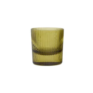 Alternative view of here's how "Glass Lowball The Scout Olive" klaasid
