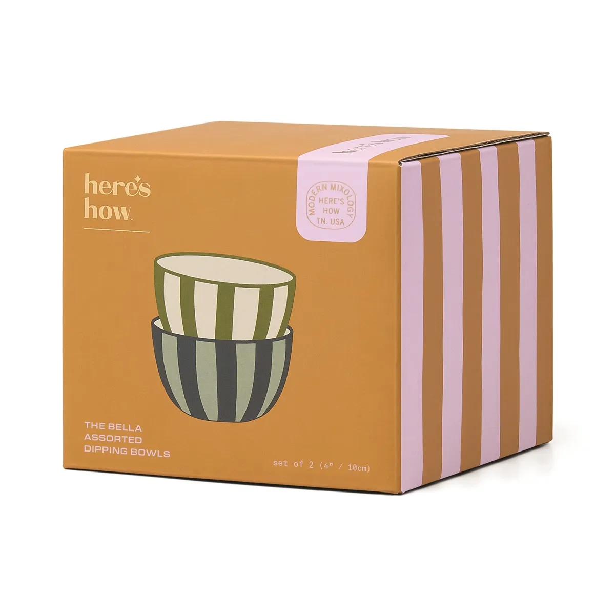 here's how "The Bella Dipping Bowls Set of 2 Olive & Blue" kausid