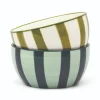 here's how "The Bella Dipping Bowls Set of 2 Olive & Blue" kausid - Pilt 2
