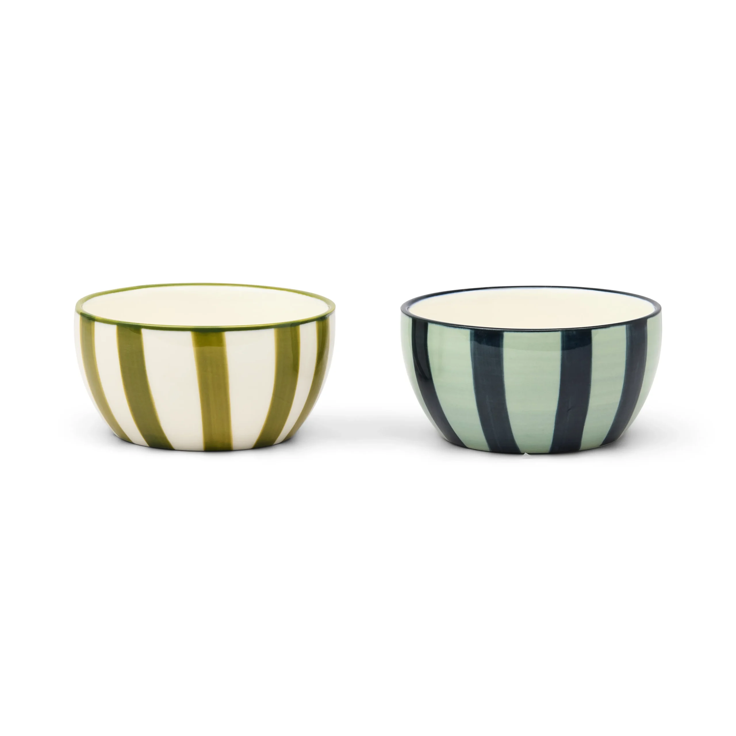 here's how "The Bella Dipping Bowls Set of 2 Olive & Blue" kausid - Pilt 4