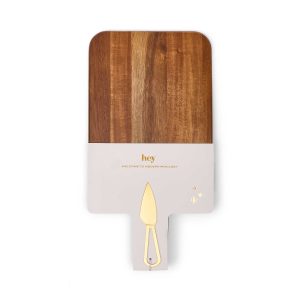 here's how "The Garth Cheese Board and Knife Set" juustuplaat