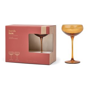 here's how "The Lou Coupe Glass Amber" kokteiliklaasid