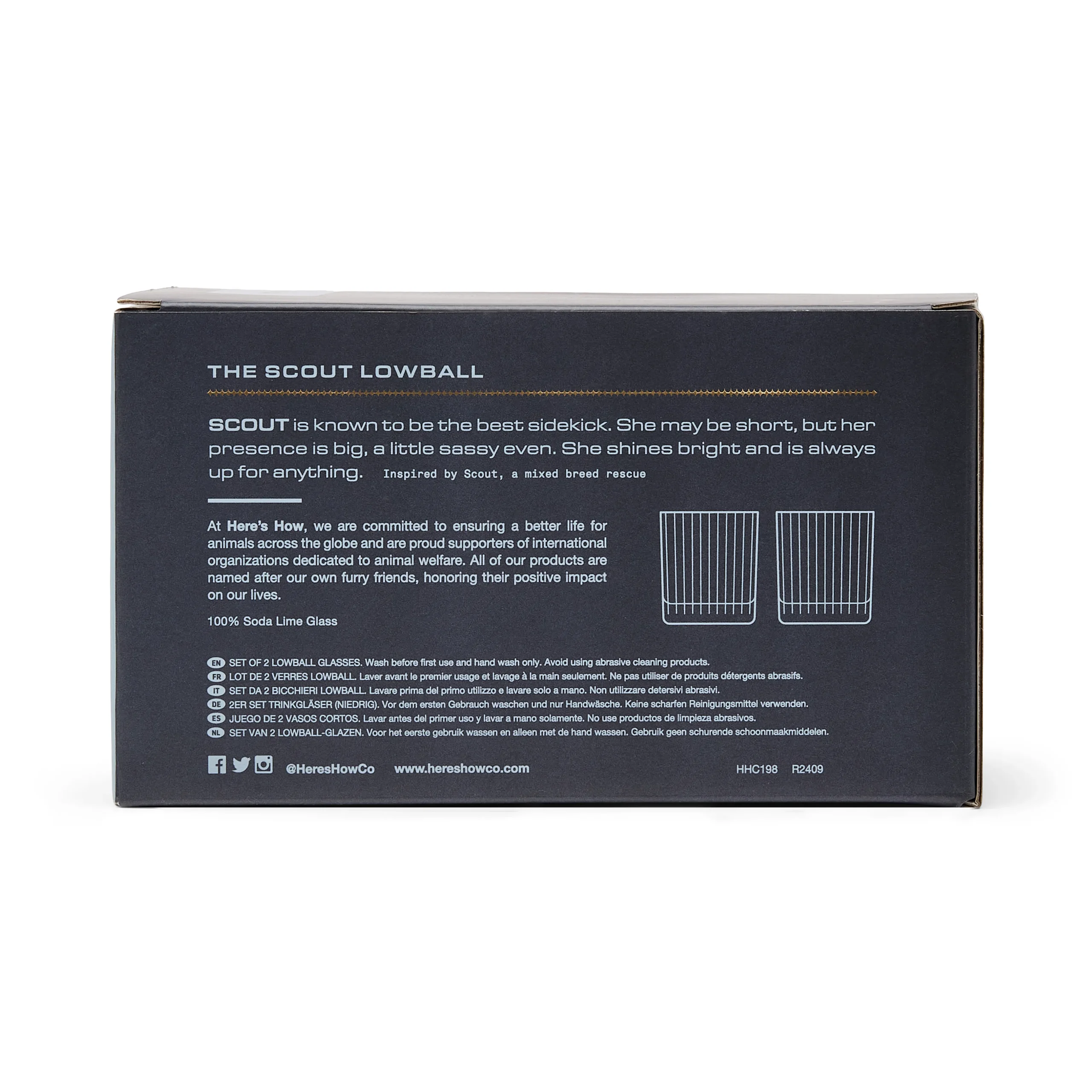 here's how "The Scout Lowball Glass Blue" klaasid - Pilt 3