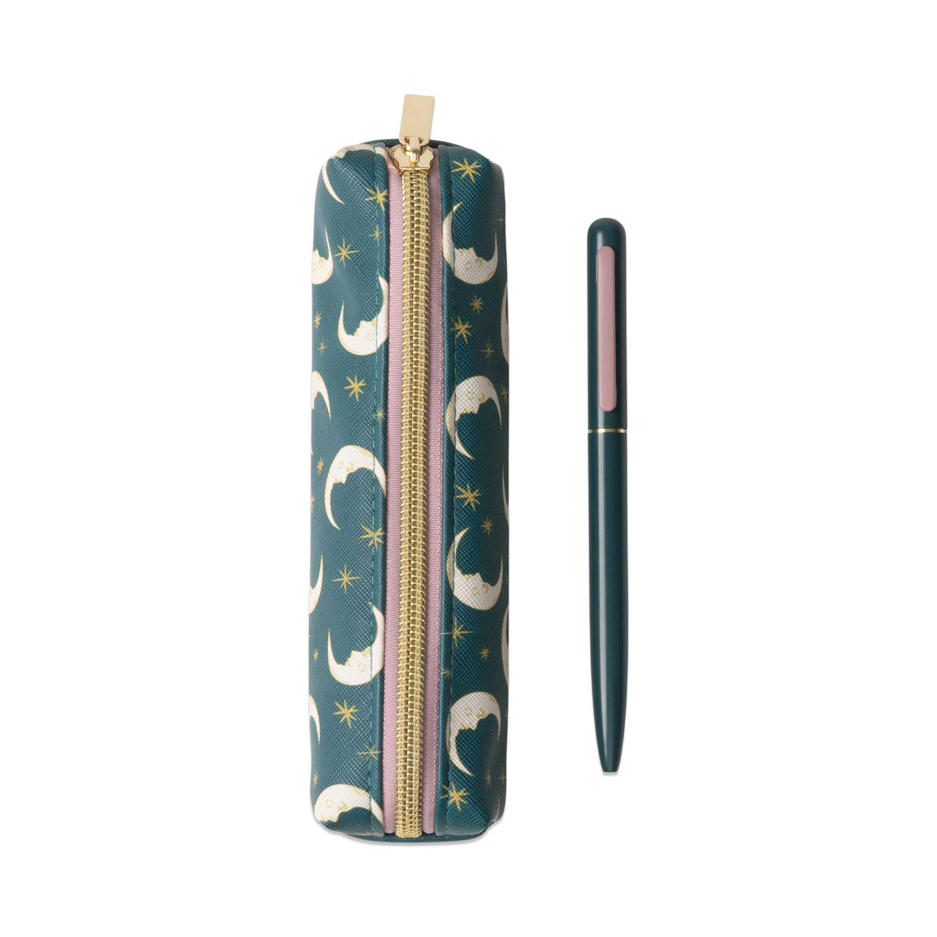 Designworks Ink "Pen & Pouch Set - Teal Moon" pinal ja pastakas - Pilt 2