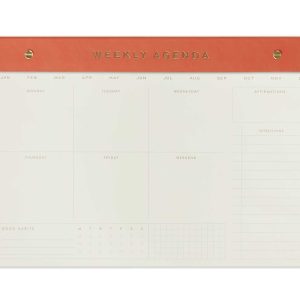 Designworks Ink "Weekly Agenda, Chili" planeerija