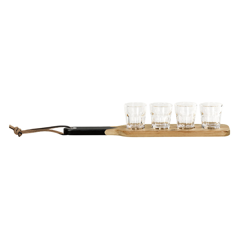Gentlemen’s Hardware "Serving Paddle & Shot Glasses" Shotiklaasid serveerimisalusega - Pilt 3