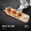 Gentlemen’s Hardware "Serving Paddle & Shot Glasses" Shotiklaasid serveerimisalusega - Pilt 5