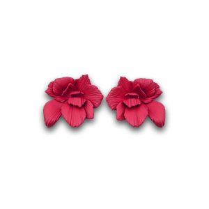 MO:ON "Magnoolia 2,5cm fuksia" kõrvarõngad