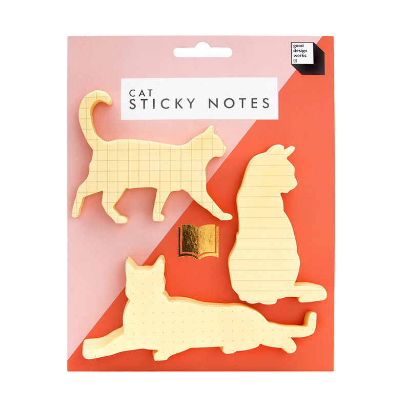 Suck UK "Cat Sticky Notes" märkmepaber