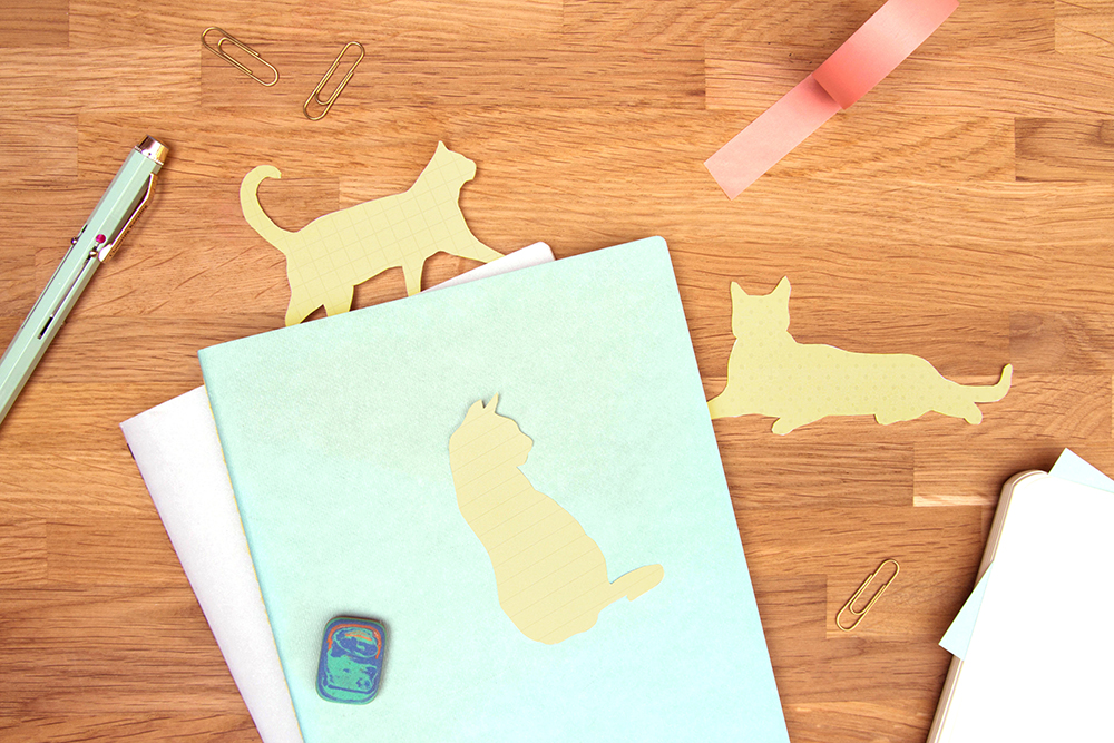 Suck UK "Cat Sticky Notes" märkmepaber - Pilt 2