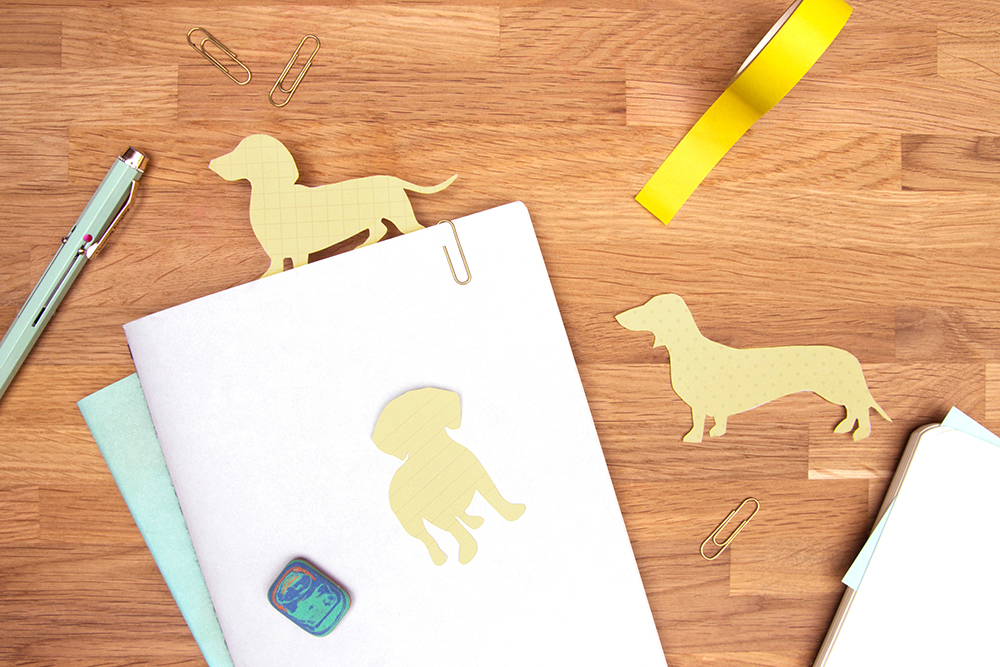 Suck UK "Dog Sticky Notes" märkmepaber - Pilt 2