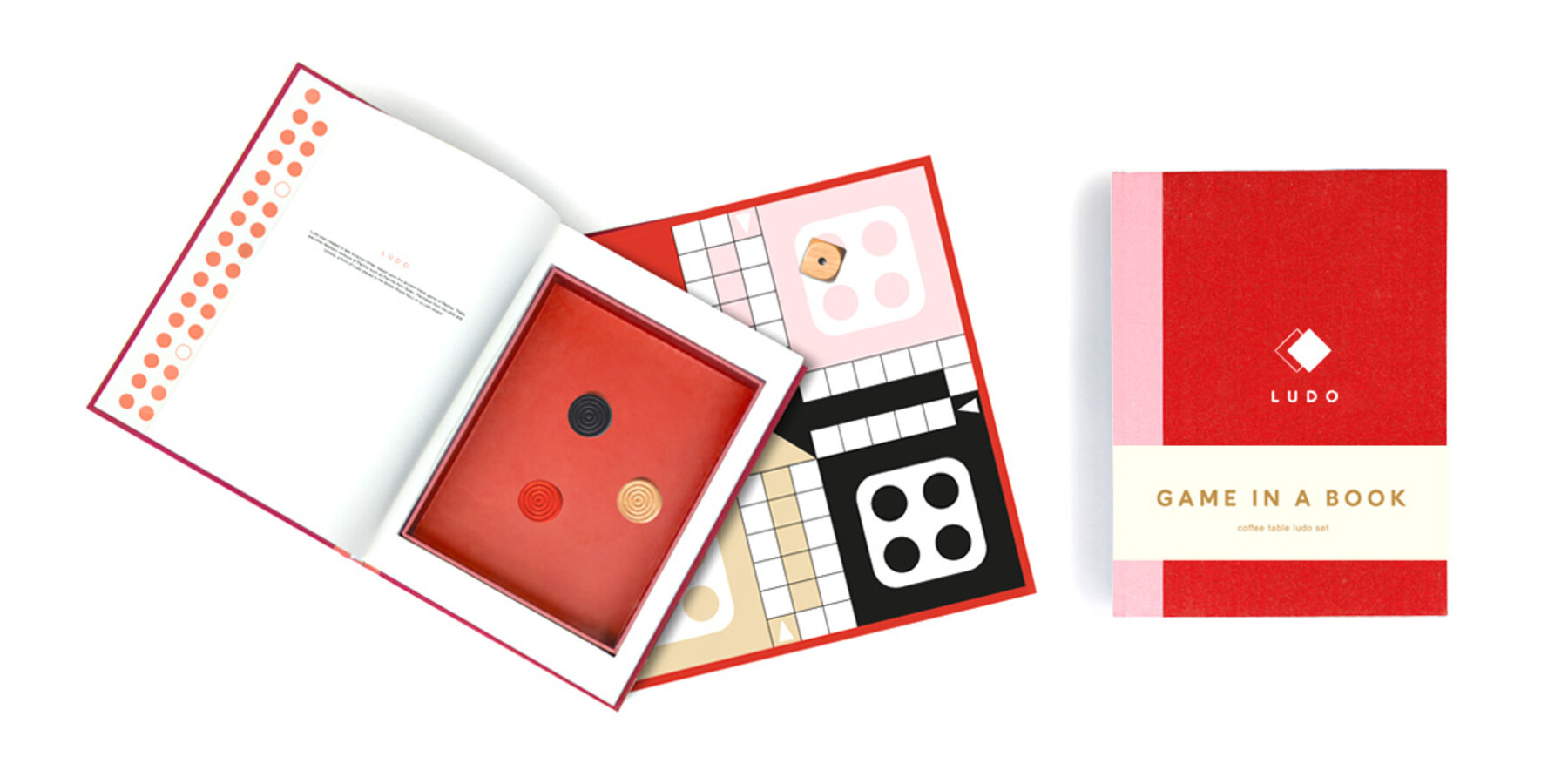 Suck UK "Games in a Book Ludo" mängud - Pilt 3