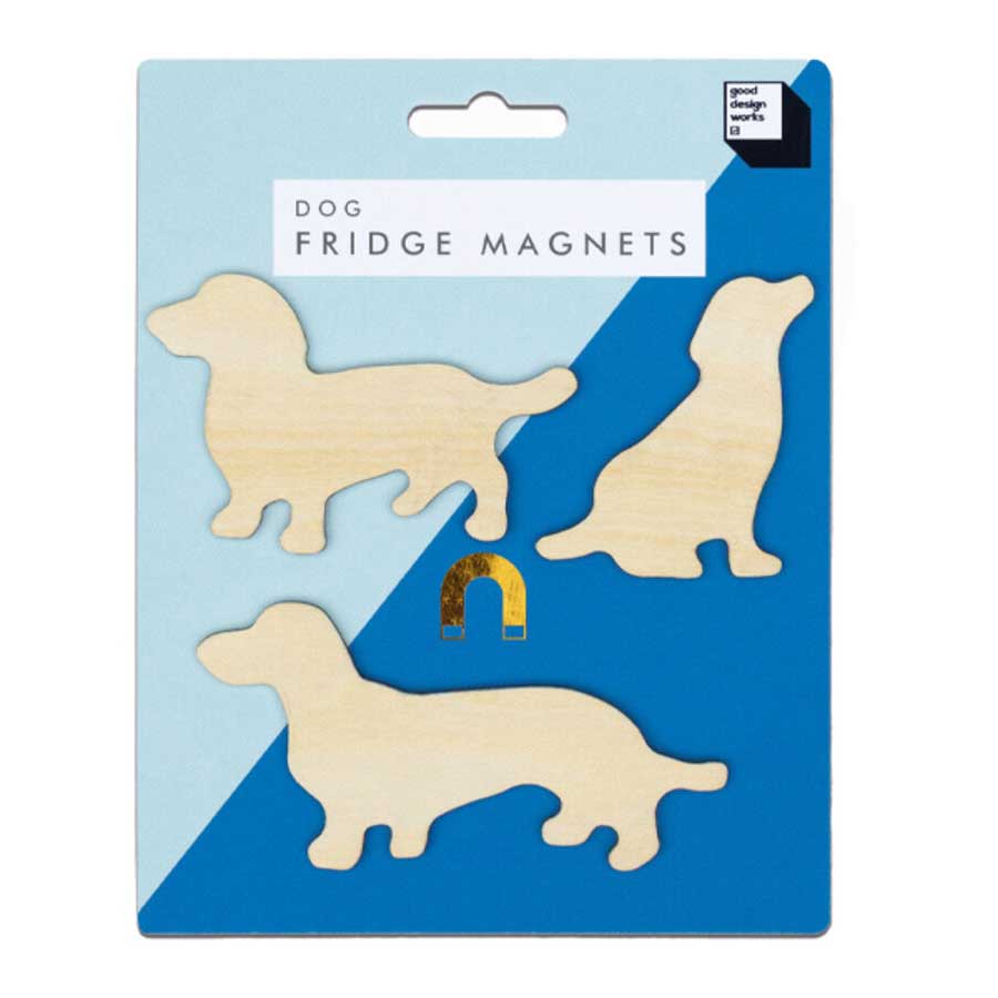 Suck UK "Wooden magnets Dogs" magnetid