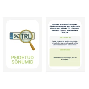 Alternative view of NUPU AUTOSÕIT Tegevuskaardid