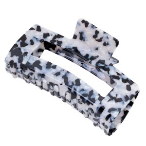 sofi "Claw Clip XL black and white" juukseklamber
